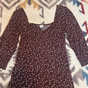 Garage floral sweetheart dress